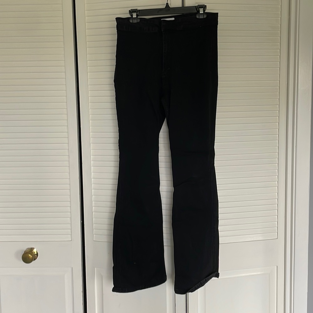Zara high waisted black denim